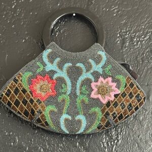 Beaded handbag purse